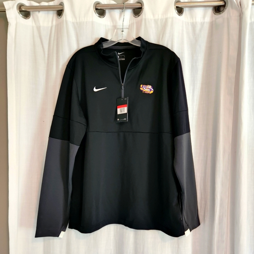 LSU Long Sleeve Quarter Zip c1453 NWT